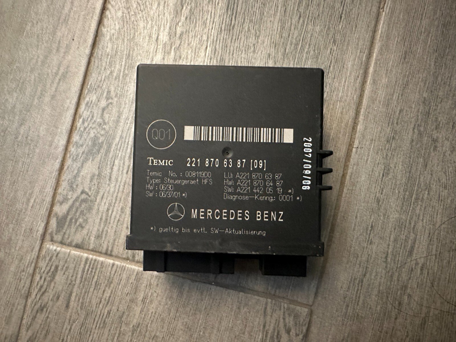 07-09 Mercedes W221 S550 CL550 Rear Trunk Release Remote Open Close Module OEM | eBay